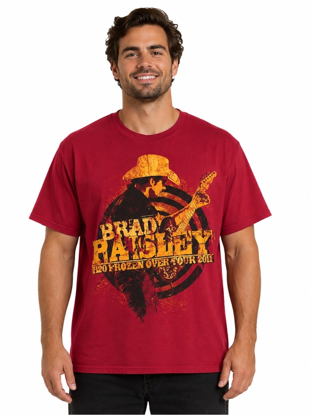 Brad Paisley Gildan Concert Tee Shirt XL
